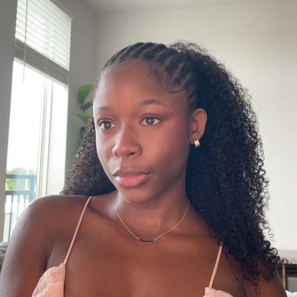 pure drawstring ponytail